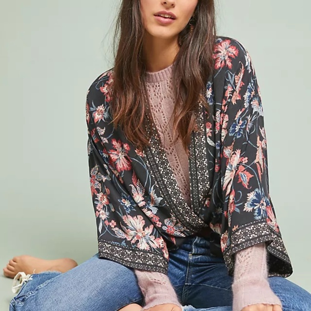 Anthropologie Kachel Kimono OS Excellent